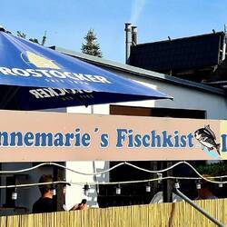 Bei Annemarie bekamen wir nicht nur einen Räucheraal geschenkt!