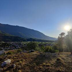 Golden hour at the World War monument