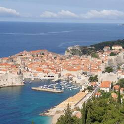 Blick auf die Altstadt von Dubrovnik