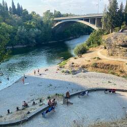 Morača River, Podgorica