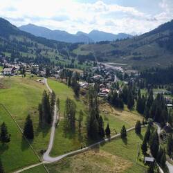 Blick auf Carezza