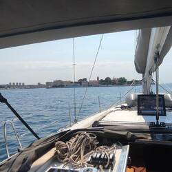 Altstadt von Zadar vom Boot aus