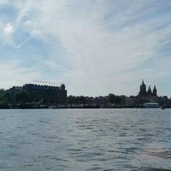 Amsterdam vom Wasser aus