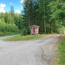 Dieses Häuschen sagt dann: nein in Finnland!