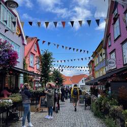 Farbigi Hüsli ide Øvre Holmegate, Stavanger