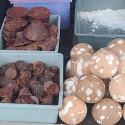 Palmzucker und Kekse