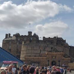 Edinburgh Castle from entrance