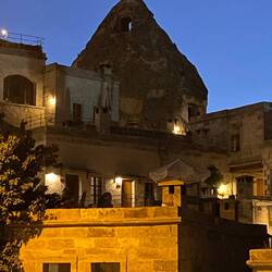 View from our cave terrace