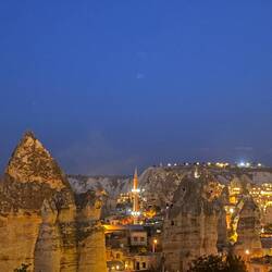 View from our cave terrace