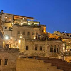 View from our cave terrace