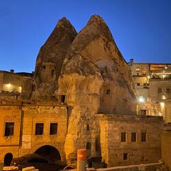 View from our cave terrace