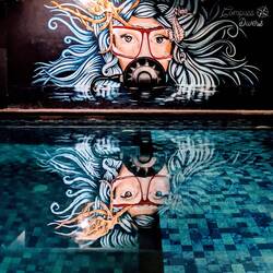 Pool in der Unterkunft