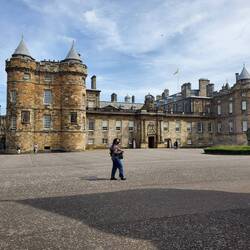 Holyrood Palace. At end of Royal mile