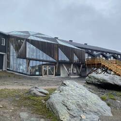 Die Sognefjell Hütte, der höchste Punkt im Nationalpark