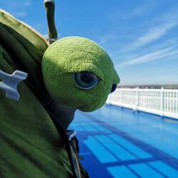 Like on every trip - Schildi is protecting me 🧿🧿🧿!