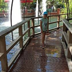 Es war sehr heiß, da tat jede Abkühlung gut