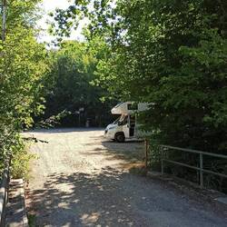 Nach einem tollen Tag waren alle müde und wir suchten uns ein Platz an einem Seitenarm des Rheins