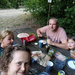Da gab es erstmal eine gute Brotzeit