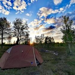 Tenting in Lapland!