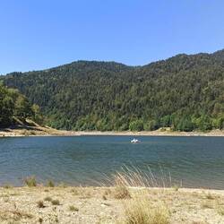 Am nächsten Morgen erfrischten wir uns im See