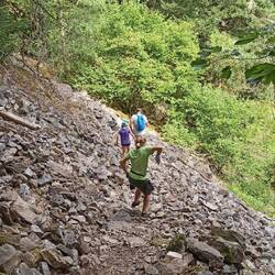 ... denn wer hoch hinaus will, muss auch wieder runter 🙈