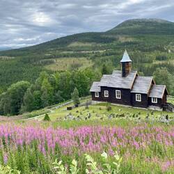 Die Sollia Kirche aus dem Jahr 1738