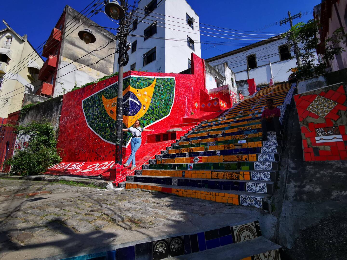 Escadaria Selaron in Lapa - über 2000 Fliesen aus über 135 Ländern