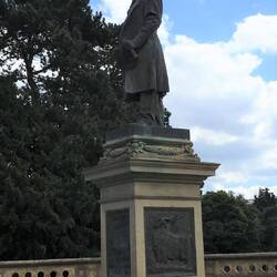 Statue of Sir Titus Salt, founder of Saltaire