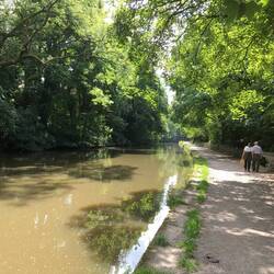A canal walk is a good way to spend some time.