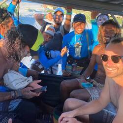 D'Rückfahrt vom Kitespot 😂