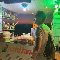 Caipisständ am Strand 😍