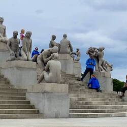 Skulpturen im Zentrum des Parks