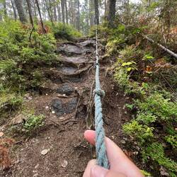 What's this? Kletterhilfen auf dem Wanderweg