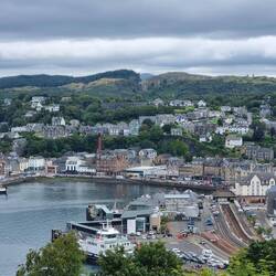 Oban dall'alto