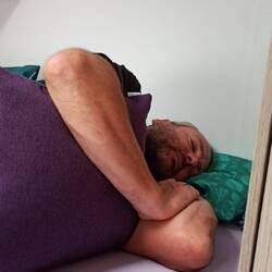 Papa nutzte die Zeit für ein Schläfchen 😴