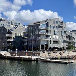 Moderne Stadtwohnungen direkt am Oslo Fjord mit eigenem Badesteg