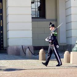 Die vielen lustigen Wachmännchen sind nach einem Wikingerschrei kurz vor ihrem Häuschen rumgelaufen