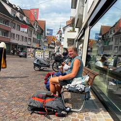Wie so oft: Coop-Pause! Hier in Riehen