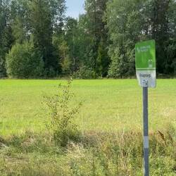 In the middle of nowhere- Start des heutigen Tages, der Weg führt direkt hier über die Straße