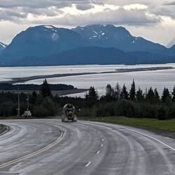 Approaching the Spit, which is the isthmus you see here