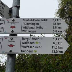 Wir folgen jetzt mehr oder weniger dem Westweg