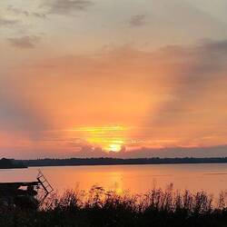 Ein unerwarteter Sonnenuntergang.