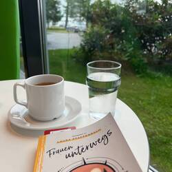 Warten auf die Sauna und jetzt regnet es auch ⛈