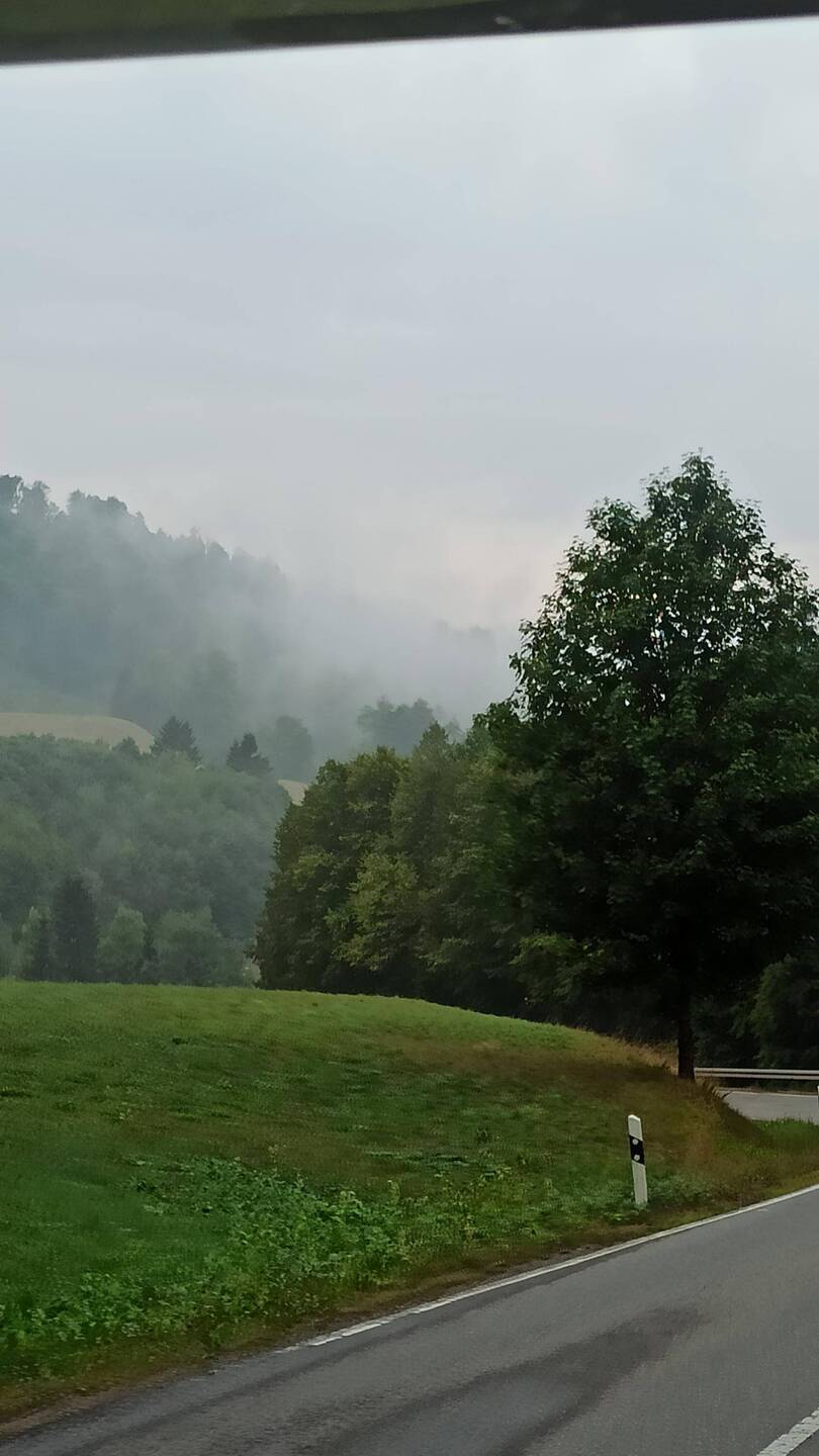 Gestern, nach einer Nacht mit starkem Regen ⛈️, wollten wir noch in die Wutachschlucht 😭