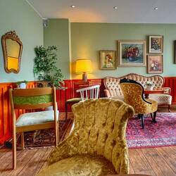 Das Café war so gemütlich