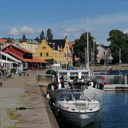 am Göta Kanal in Motala