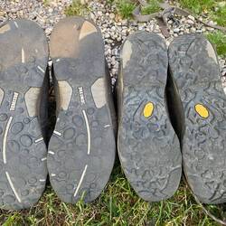 Die Schuhe sind jetzt ordentlich abgelaufen...!