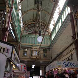 Inside the Borough Market Hall