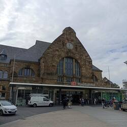 First time I've ever actually set foot outside the station @Aachen