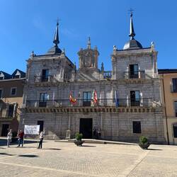 Demo vor dem Ratshaus von Ponferrada